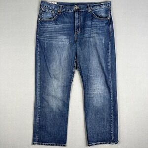 Stetson 1312 Jeans Fit 40x29 Modern Straight‎ Leg Blue Denim Cowboy Ranch Work